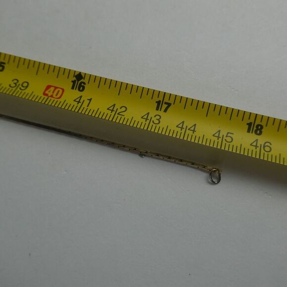 Gold Tone Puffy Heart Slide Pendant on Ultima 24kt Gold Plated Chain Necklace - Picture 10 of 10